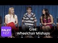 Glee - Wheelchair Mishaps: Amber Riley, Kevin McHale