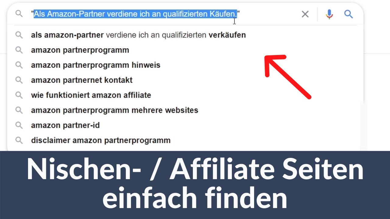 Nischenseiten einfach finden und Keywords abschauen [Keyword Research 2021 Deutsch]