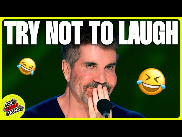 TRY NOT TO LAUGH! FUNNIEST Auditions on Got Talent 2023!😂 class=