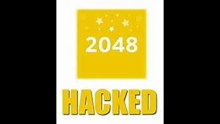 Playing the 2048 HACKED VERSION!!!
