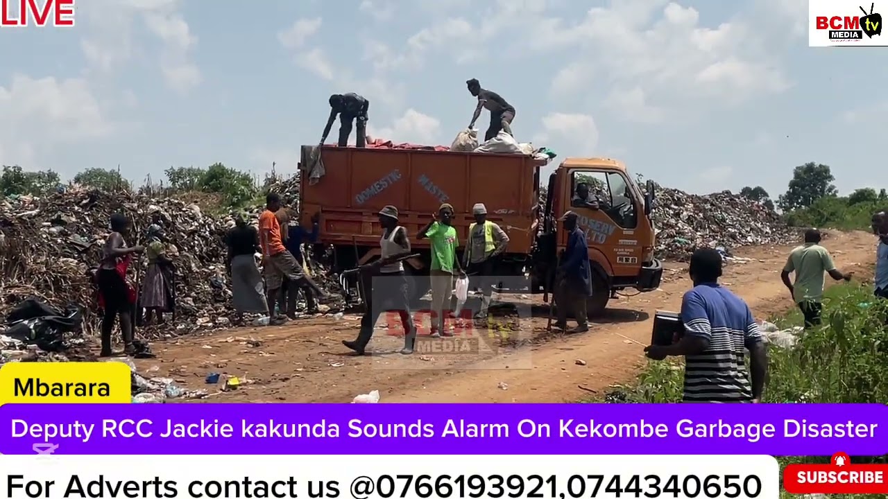 Deputy RCC Mbarara city North Division Jackie Kakunda Sounds Alarm On Kekombe Garbage Disaster