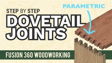 Fusion 360 Woodworking: Dovetail Joints - Make them the easy way!