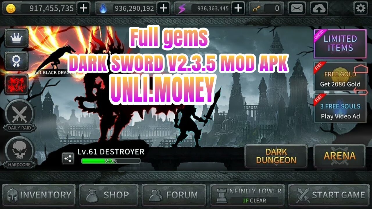 Dark Sword Mod Apk YouTube