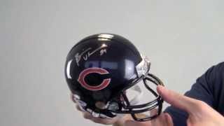 Brian Urlacher Autographed Chicago Bears Mini Helmet - PSA/DNA