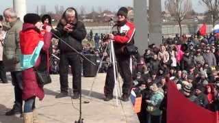 Антифашистский марш в Мариуполе 08 марта 2014года ч.15