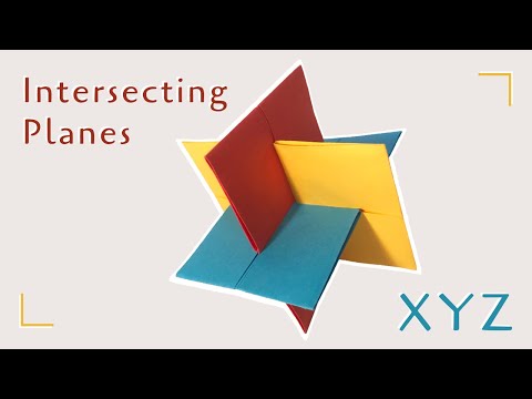 INTERSECTING PLANES Modular Origami Tutorial | XYZ by Francis Ow | Origami Stop Motion