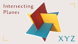 INTERSECTING PLANES Modular Origami Tutorial | XYZ by Francis Ow | Origami Stop Motion