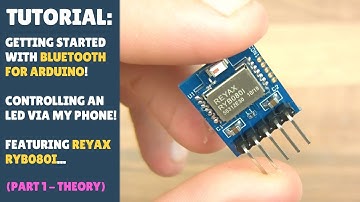 TUTORIAL: Simple Bluetooth Module Arduino / Android / Reyax RYB080I & RGB LED Control BLE Part 1
