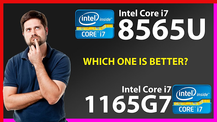 So sánh i7 8565u vs i5 8250u