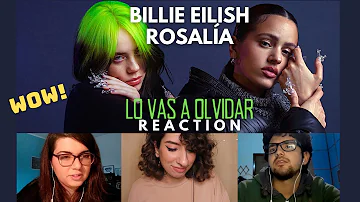 Italians React to Billie Eilish, ROSALÍA - Lo Vas A Olvidar (Official Music Video) | [ENG. CC]