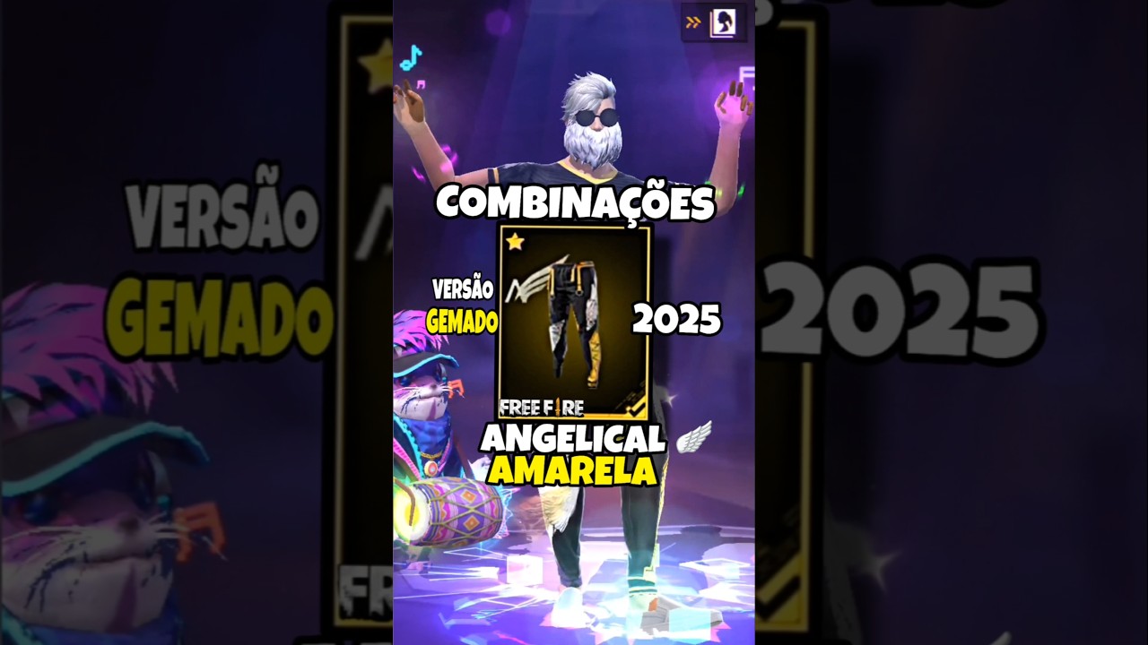 Комбинации скинов с желтыми ангельскими штанами! Версия: Gemado 2025 