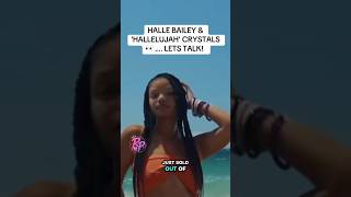 HALLELUJAH CRYSTAL JEWELRY BY HALLE BAILEY #fyp #hallebailey #crystals #celebritynews #jewelry