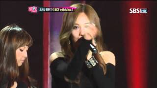 Lee HaYi With Miss A [Bad Girl Good Girl] @KPOPSTAR 20120422