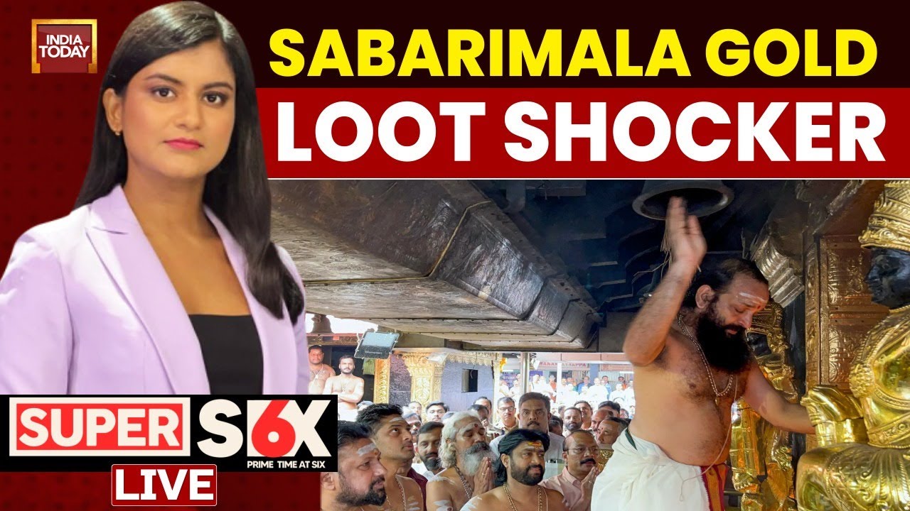 Live: Super Six with Akshita Nandagopal | Sabarimala Gold Loot Shocker | india today live