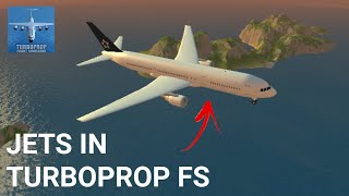 TURBOPROP FS JET MOD UPDATE - First look and (tiny) review | Turboprop Flight Simulator