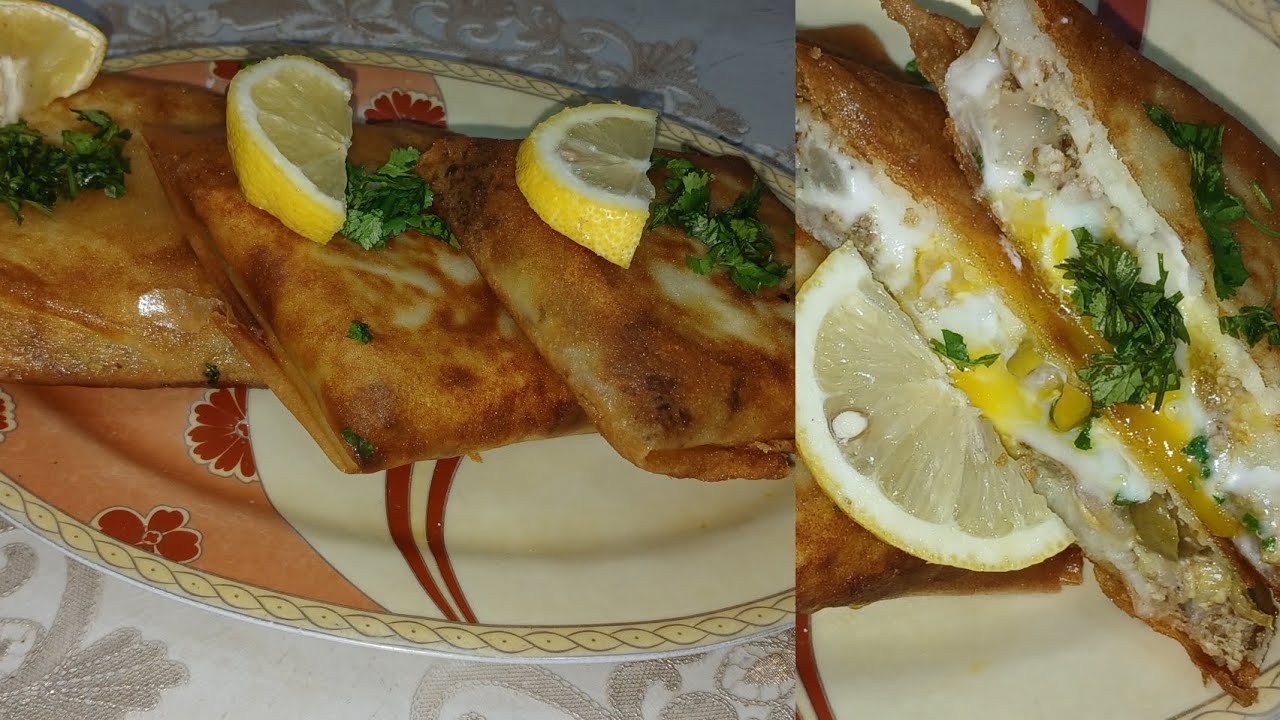 بريك بالدجاج والبطاطا #والفرماج #طريقة الخاصة في تحضير✅️مشخشخ تقطر بالبنة😋