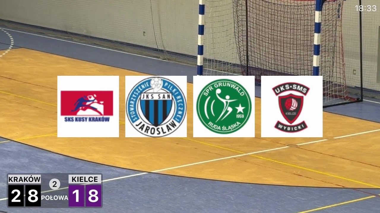 SKS KUSY KRAKÓW vs UKS SMS WYBICKI KIELCE oraz SPR GRUNWALD RUDA ŚLĄSKA vs JKS SAN JAROSŁAW