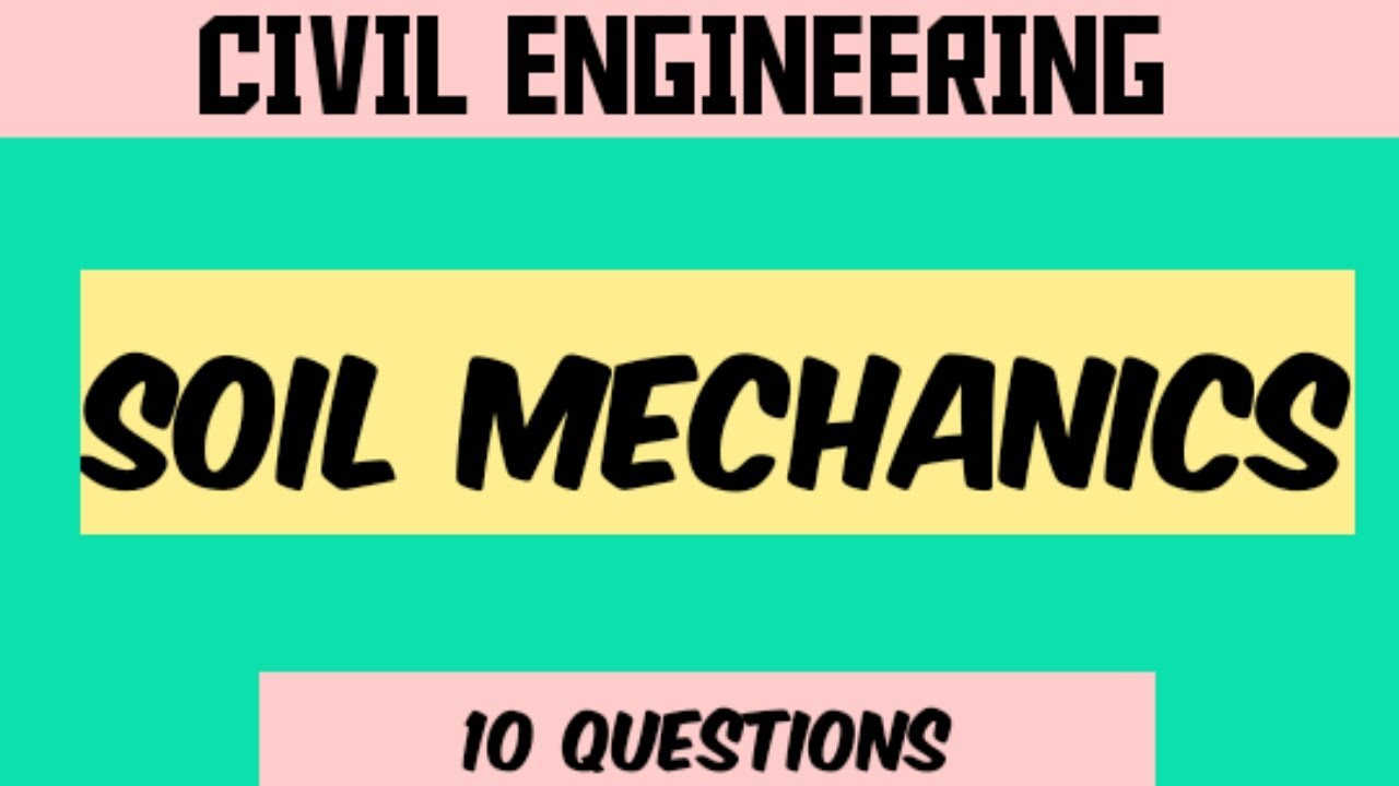 soil mechanics objective questions