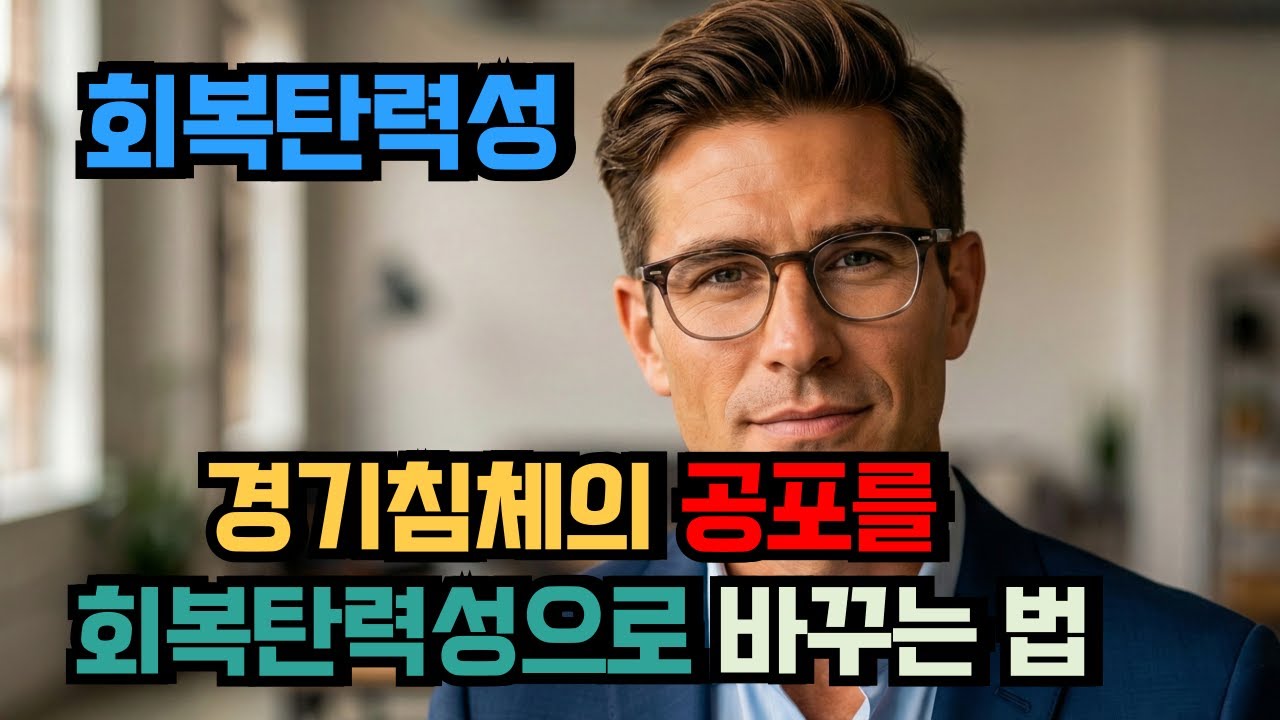 R(Recession, 경기침체)의 공포를 R(Resilience, 회복탄력성)로 바꾸는 법