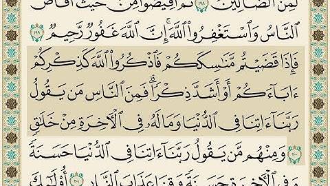 فاذا قضيتكم مناسككم فاذكروا الله كذكركم اباءكم او اشد ذكرا | تلاوة العبد الفقير شاكر العصيمي 👇👇