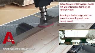 Schweizer Kante / Schweizer Profil schleifen mit Exzenterschleifer SOFT GRINDER auf CNC Maschinen screenshot 1