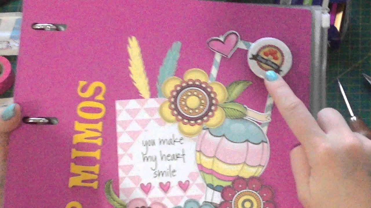 Faça você mesmo um planner/agenda em scrapbook :) - YouTube