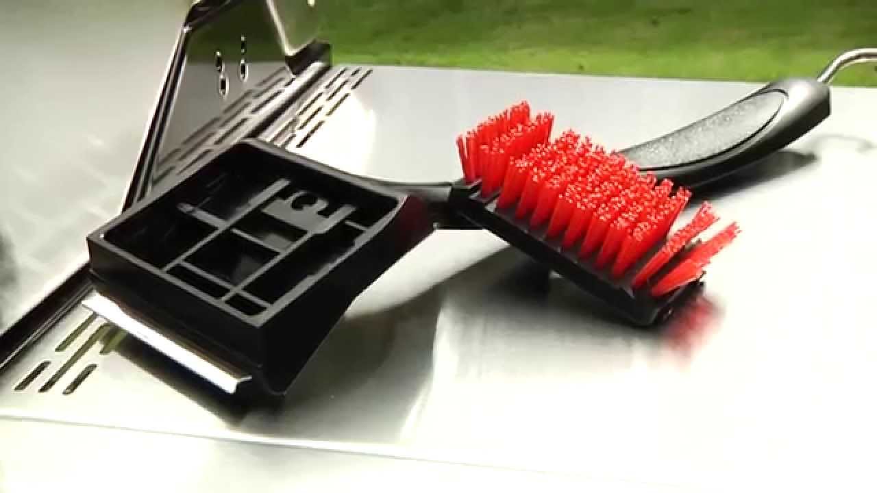 Char-Broil Safer Nylon Plastic 18.75-in Grill Brush in the Grill