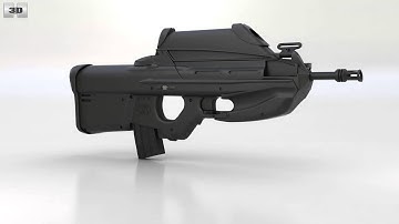 FN F2000 3D model by 3DModels.org