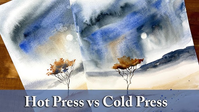 Watercolour Papers: Hot Pressed vs Cold Pressed vs Rough – Gwartzman's Art  Supplies