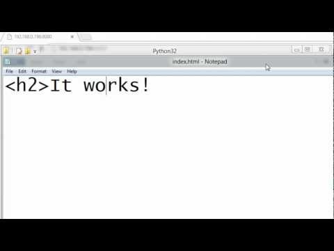 Tutorial | Simple HTTP Server using Python