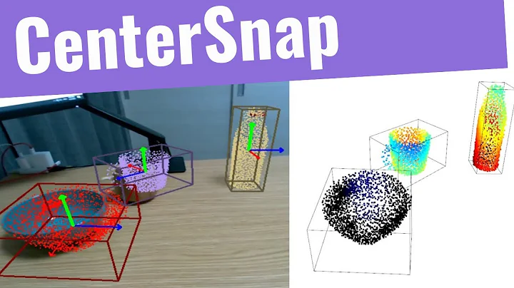 CenterSnap Realsense D405 - 6D Object Pose and Shape Estimation (ONNX)