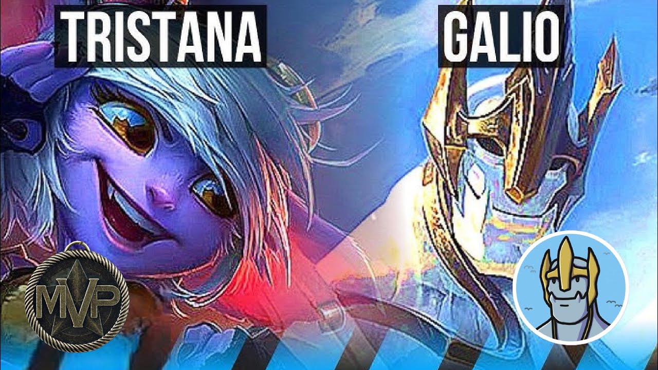 Galio Couldn’t Stop Me! Mid Tristana Unleashes Full Power for MVP! League of Legends Wild rift【英雄联盟】