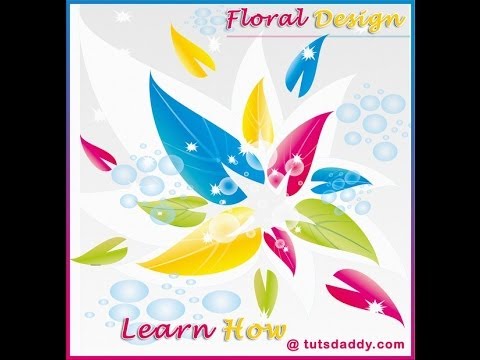 Coreldraw Tutorial Floral Logo Design Youtube