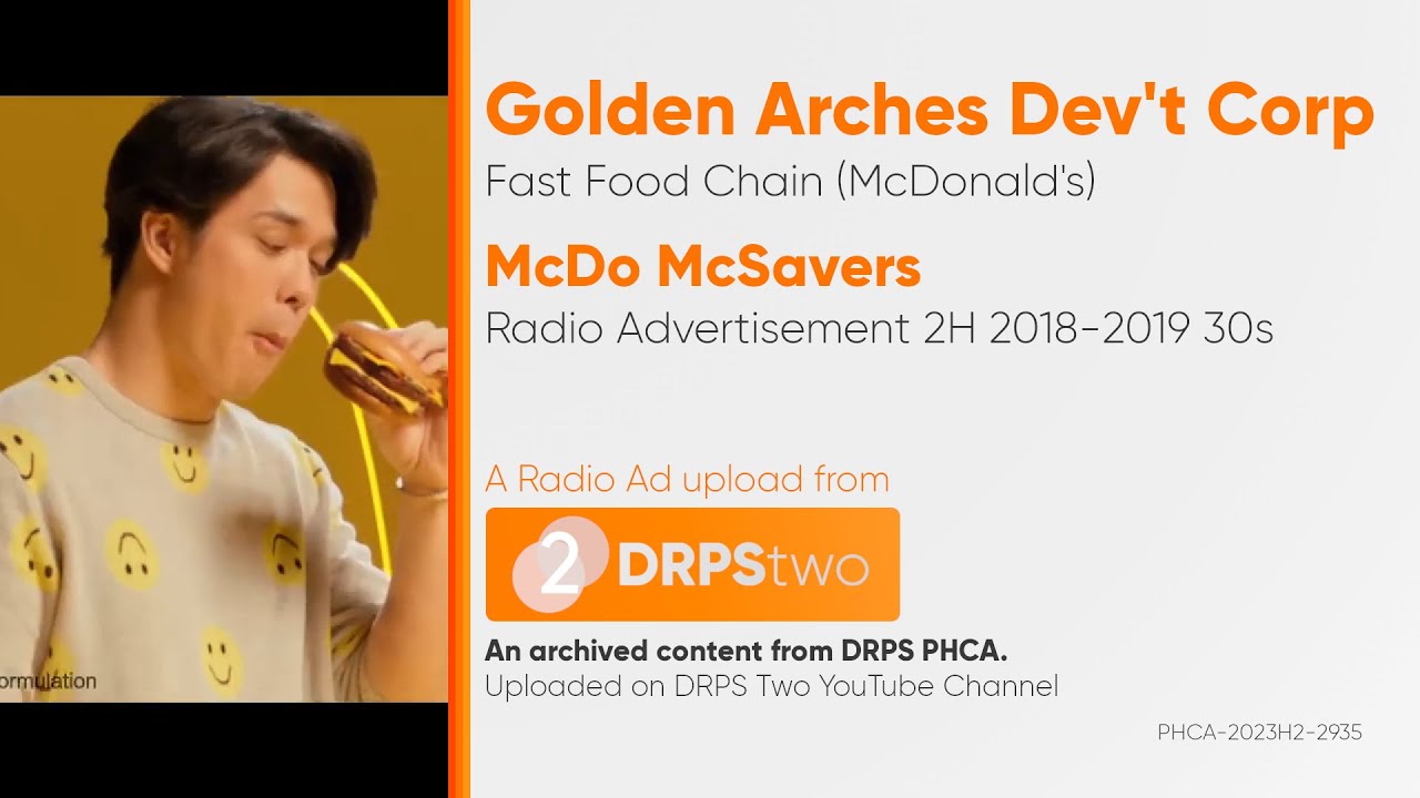 McDonald's McSavers Radio Ad 2H 2018-2019 30s - YouTube