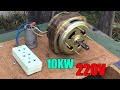 How to generate homemade infinite energy with a car alternator and an engine 💡💡