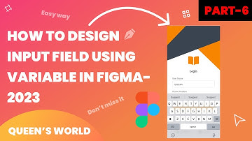 How to Design the Input field with Variable in Figma - 2023🤩✨||Tamil #variable #uiux #uiuxjobs #2023