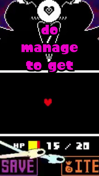 Undertale Without Damage Is Nearly Impossible