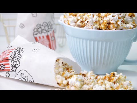 How to make Easy Homemade No Bake Caramel Popcorn!