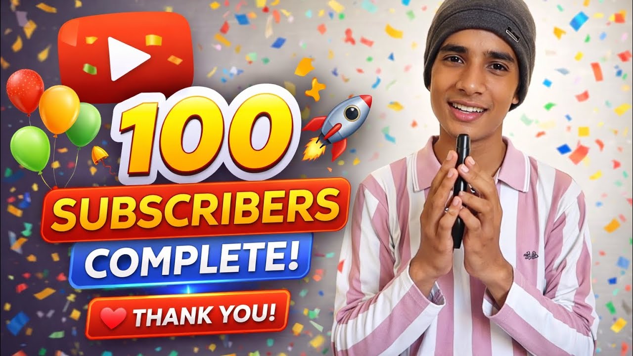 100 subscribe complete 💯 - YouTube