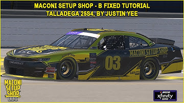 iRacing Maconi B-Fixed Talladega Guide to Qualifying and Race 25S4