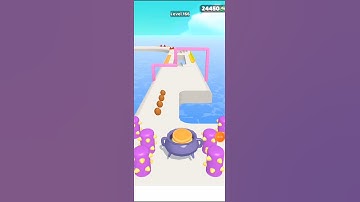 Pancake Run All Levels Gameplay Android and IOS #short level 166 🥞🍌🍎