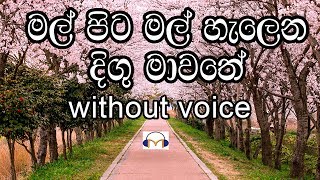 Mal Pita Mal Karaoke (without voice) මල් පිට මල් හැලෙන දිගු මාවතේ