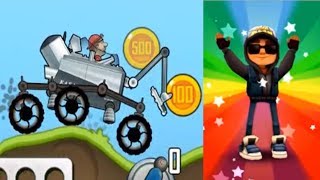 Subway Surfers vs hill climb racing Android Gameplay HD For Kids screenshot 1