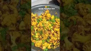 Spicy Cauliflower Recipe | Gobi Pepper Fry | shorts