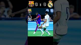 مباراة برشلونة وريال مدريد 3-0 | Barcelona vs real Madrid #football #youtube #shorts #short