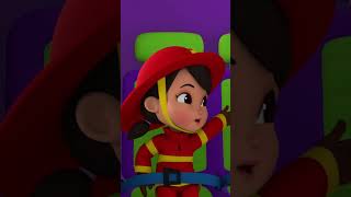 Wheels On The Fire Truck #trending #viral #kids #ytshort #music #cherrytree