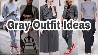 Gray Outfit Ideas Ideas