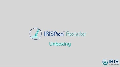 IRISPen Reader 8 - Product unboxing