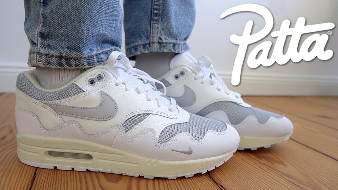 Nike Air Max 1 Patta Waves White