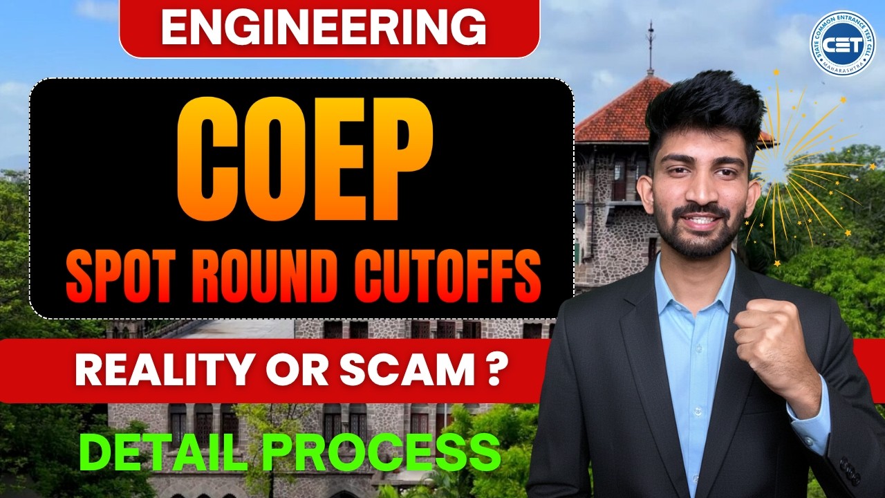 Coep Spot Round Cutoffs 2026 | Coep Branch wise Vacant round cutoffs 2026